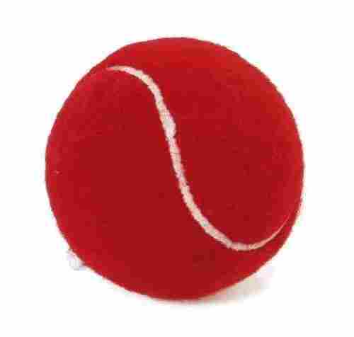 Light Weight Round Shape Red Plain Rubber Tennis Ball