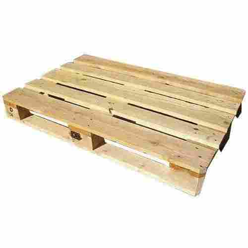 Euro Rectangular Wooden Pallets For Packaging Use With Capacity 800 Kg
