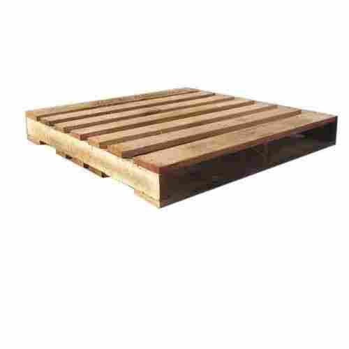 Poplar Two Ways Wooden Pallet For Packaging Use With Capacity 500 Kg