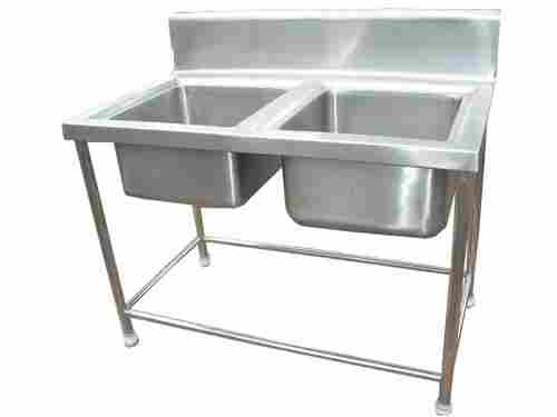 Surgical Scrub Double Sink Unit For Hospital And Clinic Use