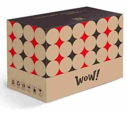 15x12x11 Inches Rectangular Matte Finished Kraft Paper Printed Corrugated Box