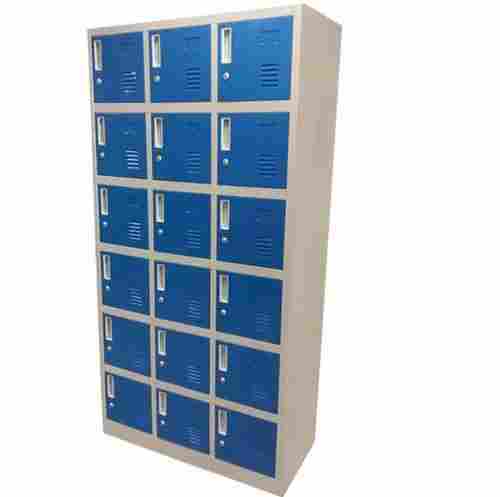 Corrosion Resistant Powder Coated Mild Steel Industrial 18 Compartment Locker