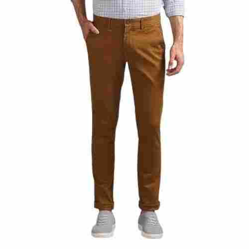 Light Weight And Casual Wear Slim Fit Plain Cotton Trouser Pant For Men