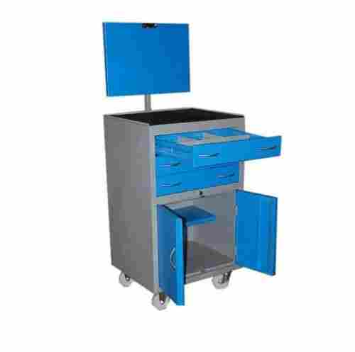 Portable Wheel Mounted Mild Steel CNC Lathe Tool Cabinet, 50 Kg Capacity