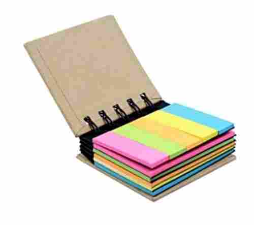 3x 3 Inches Rectangular 50 Pages Spiral Bound Compact Paper Sticky Note Pad 