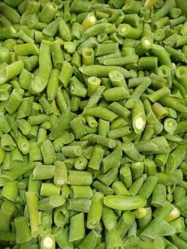 Ready To Cook 100% Fresh Frozen Sliced Green Beans, 35 Kg Packing