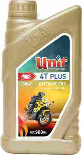 4T Plus 20W40 Engine Oil For Automobile, 900 ml Packaging Size
