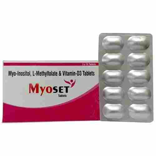 Myo Inositol L Methylfolate and Vitamin D3 Tablets