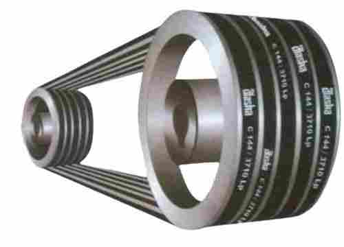 250 Mm Diameter Synthetic Rubber Raw Edges Industrial V Belt 