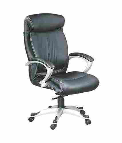Black Leatherette Trends High Back Executive Chair With Plastic Frame