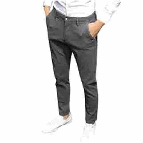 Casual Wear Slim Fit Plain Cotton Men Pants With Double Pocket 