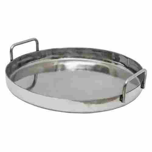 26 Inch 6 MM Thick Polished Finish And Corrosion Resistant Stainless Steel Kadai