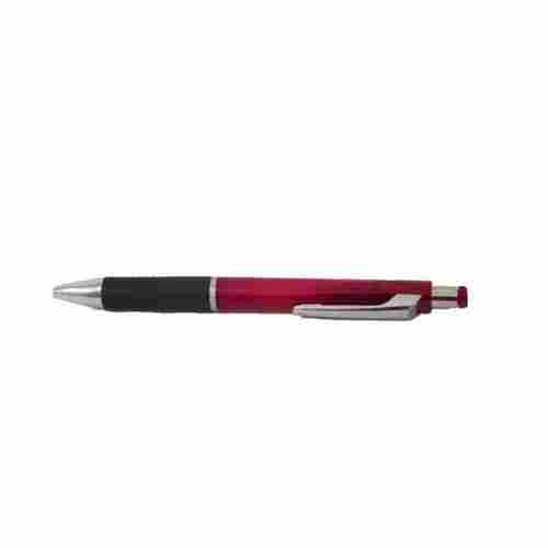 4-6 Inch Red Black And Silver Plastic Ball Point Pen