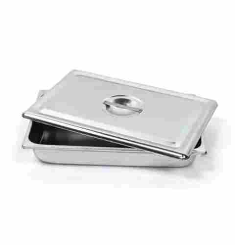 8x6 Inches Polished Surface Finish Stainless Steel Tray For Hospital