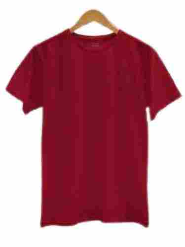 Men'S Round Neck Short Sleeve Pure Cotton Fabric Regular Fit T-Shirts
