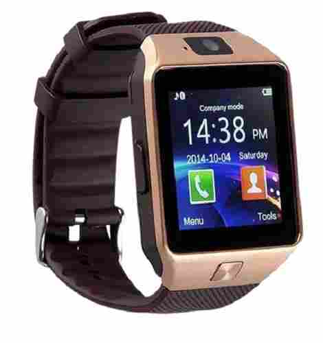 Multi Color Rectangular Digital Display Leather Band Smart Watch 