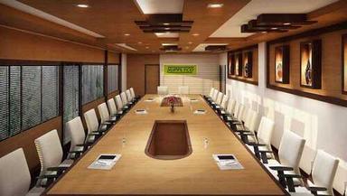 Rectangular Shape Wooden Material Conference Table