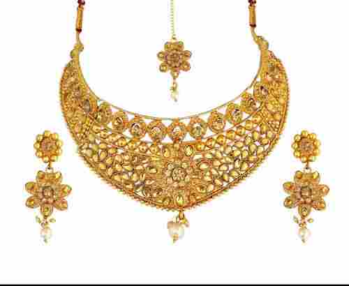 Ladies Artificial Fancy Necklace Set For Wedding And Party Wear