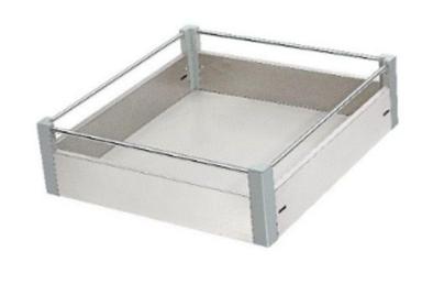 50.8 X 55.88 X 60.96 Polished Stainless Steel Modular Kitchen Drawer Counter Top Size: 34 Inches