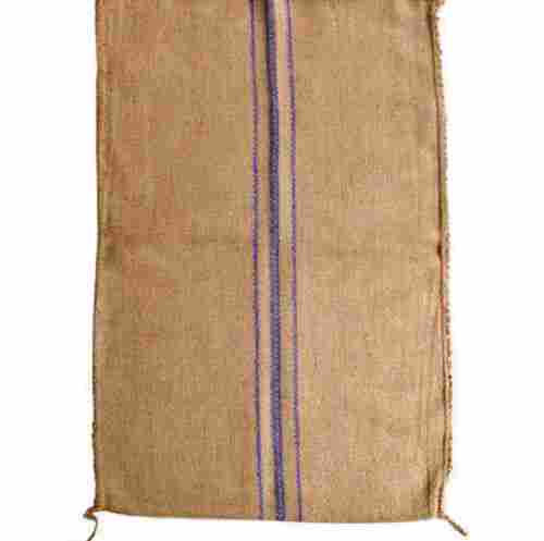 60 Kg Load Capacity Plain Pattern Recycle Jute Rice Bag