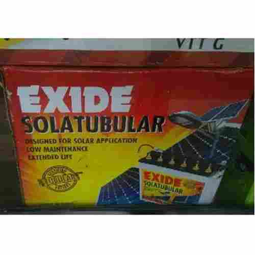 Smooth Finish Exide Solar Battery with 5 years Warranty