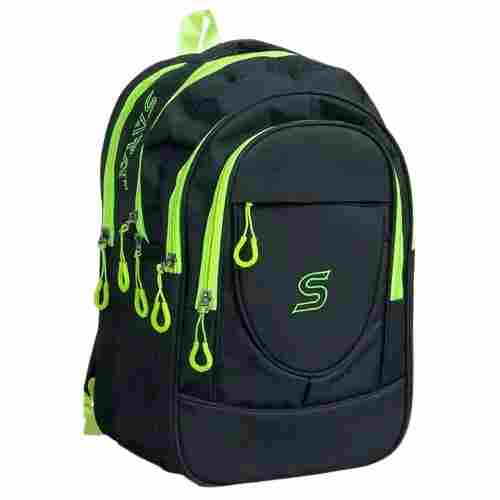 18 X 13 X 10 Inches Waterproof Polyester School Bag with 5 Zipper Compartments