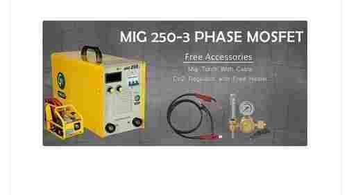 MIG-250 GB Mosfet MIG Welding Machine With Welding Current Range 50-250A