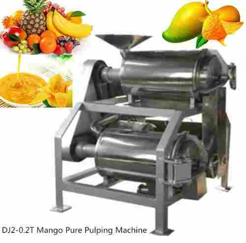 DJ2-0.2T Mango Pure Pulping Machine With Screw Speed 860r/min