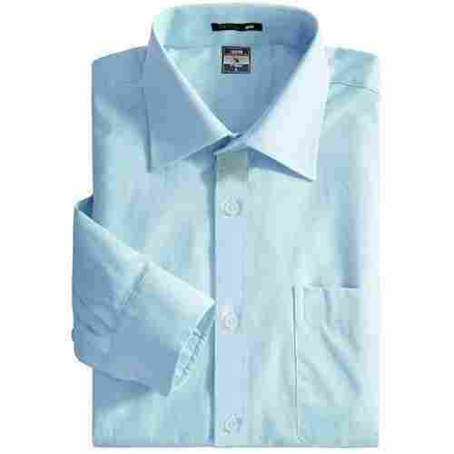 Mens Plain Cotton Full Sleeves Shirt For Formal Wear