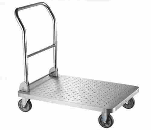 24 X 36 Inches Stainless Steel Rust Proof And Durable Material Handling Trolley