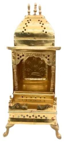 Golden 35 Cm Durable Eco-Friendly Casting Polishing Brass Temple
