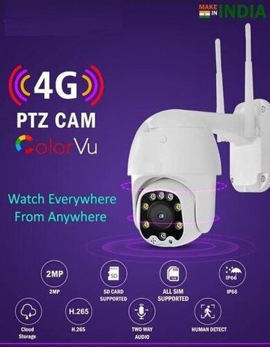 4G Mini 2MP PTZ Camera With Inbuilt Mic For Indoor/Outdoor Use