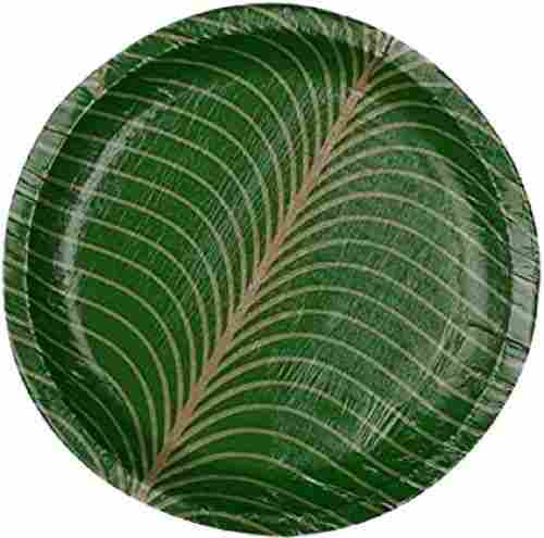 Eco Friendly 12 Inch Round Shaped Disposable Dinner Paper Plate 