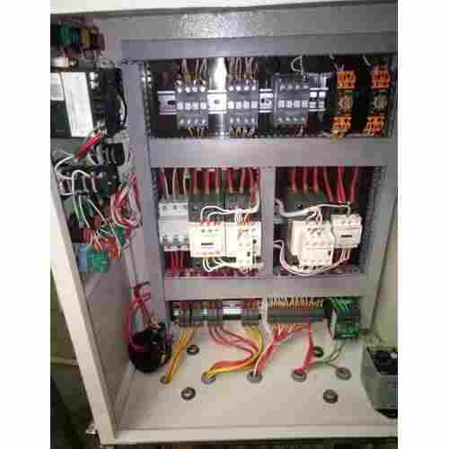 Floor Mounted Rectangular Polished Finish Metal Electric Machine Control Panel