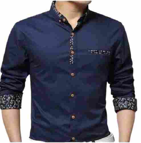 Full Sleeves Printed Regular Fit Cotton Designer Shirt For Mens