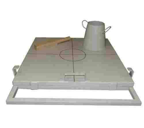15 Kg Stainless Steel Manual Polished Flow Test Table