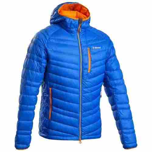 Feather Filling Three Pockets Full Sleeves Anti Wrinkle Plain Quilted Jacket