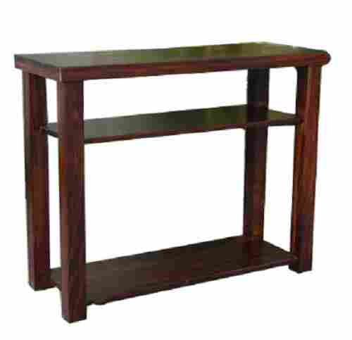 Rectangular Polished Solid Wooden Console Table For Home And Hotel