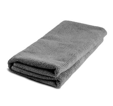 Grey 32 X 35 Cm Plain Rectangular Soft Microfiber Cleaning Towel