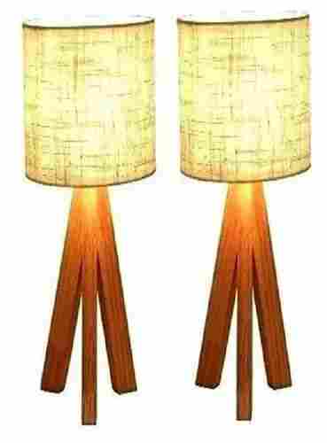 Modern Electric LED Antique Madera Lino Wooden Lamp For Home, Hotel