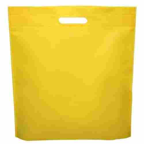 Plain Patch Handle Non Woven D Cut Bags For Shopping