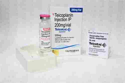 Teicoplanin Antibiotic Injection IP 200 MG