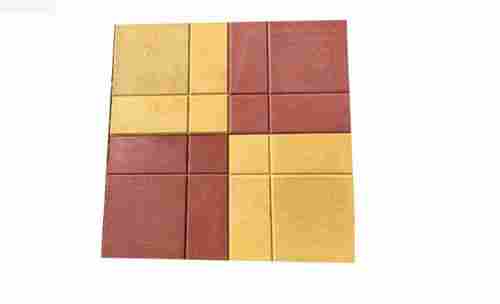 10 Mm Thick Cemented Non Slip Chequered Flooring Tile 