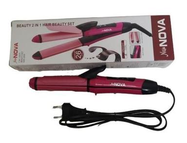 Light Weight 50 Watt 2-In-1 Professional Hair Straightener And Hair Curler For Women