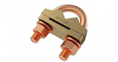 Golden Premium Quality Powder Coated Copper Ground Clamp For Earthing