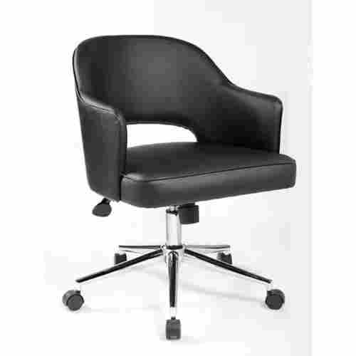 Single Design Black Vinyl Steel Abs Plastic Task Chair For Office Use