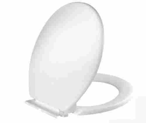 White Chemical Resistant Non-Absorbent Plastic Toilet Seat Cover