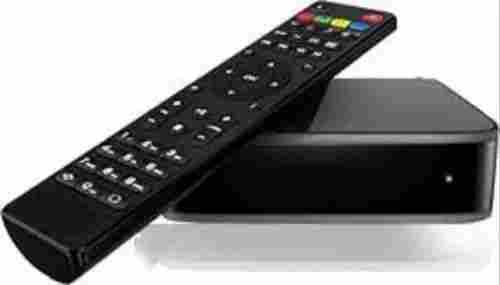 DTH TV Set Top Box With Remote Control For Home, Shop And Hotel