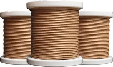 Brown Insulated Paper Covered Aluminium Wire