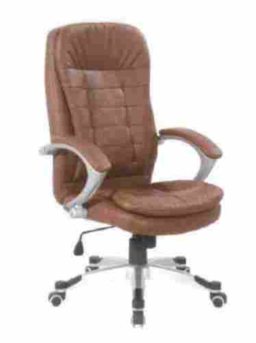 Adjustable Rotatable Modern Steel And Leather Designer Office Boss Chair